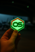 ONE SHEAR® Limited Edition Ghost Glow Sticker 2.5" - OVERLANDERS Outfitter