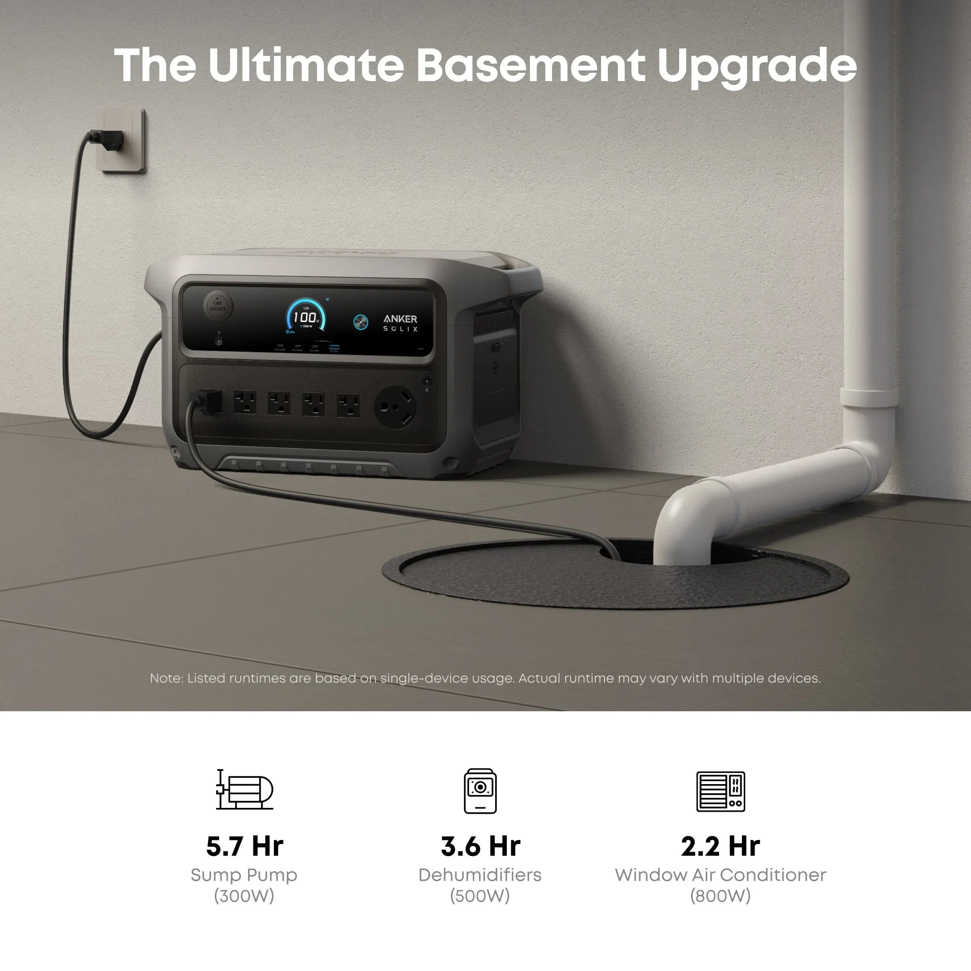 Anker SOLIX C2000 Gen2 Portable Power Station + Car Alternator Charger - We The Collective