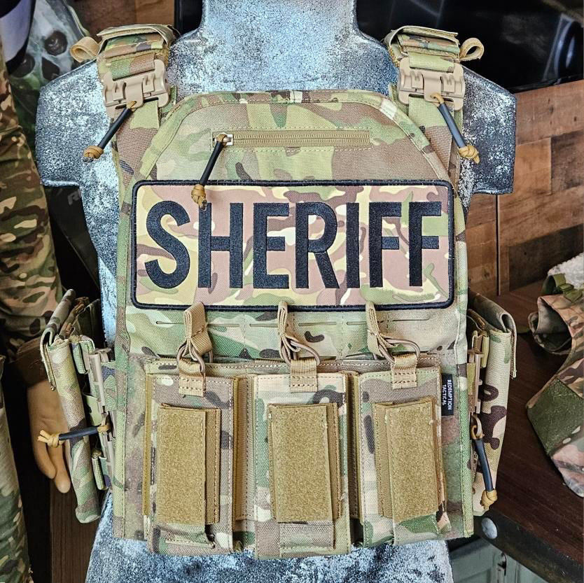 Redemption Tactical Enforcer 2.0 plate carrier vest with adjustable straps and MOLLE webbing for tactical gear.