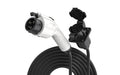 Rexing J1772 32A EV extension cable showing a durable black cable with connector tips for electric vehicle charging.