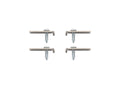 GoWesty Instrument Cluster Mounting Tab Kit for 1980-91 Vanagon, assembled with metal tabs and mounting hardware.