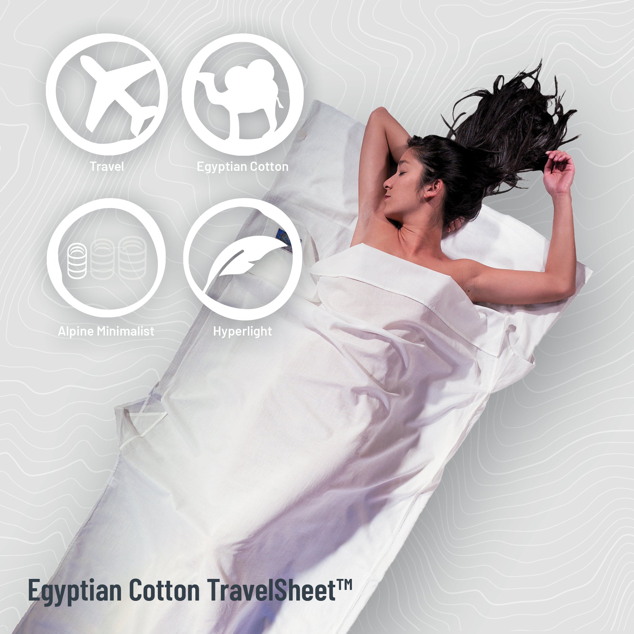 TravelSheet™ Egyptian Cotton Double - We The Collective
