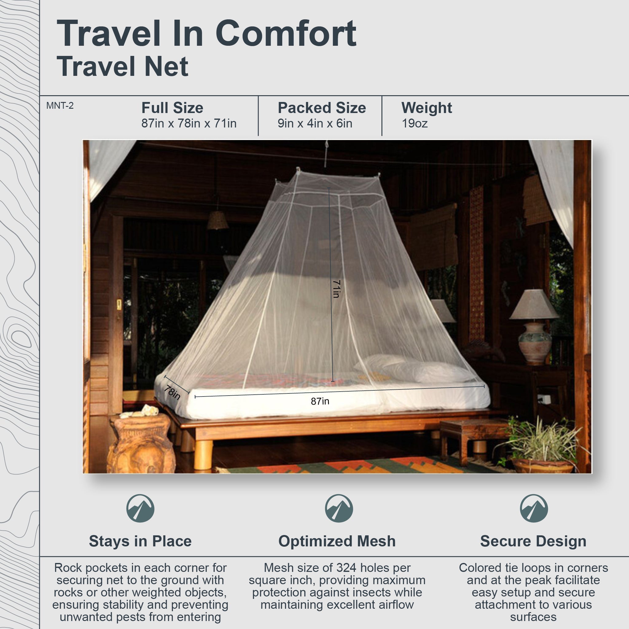 Travel Net Ultralight Double - OVERLANDERS Outfitter