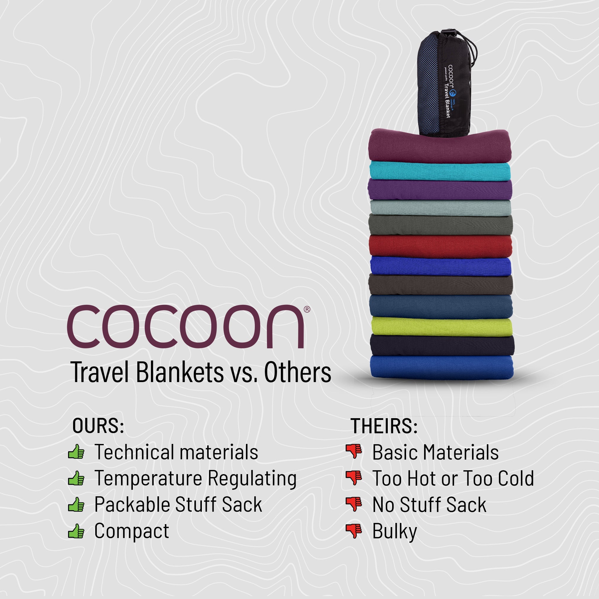 Travel Blanket Merino Wool / Silk Blend - We The Collective