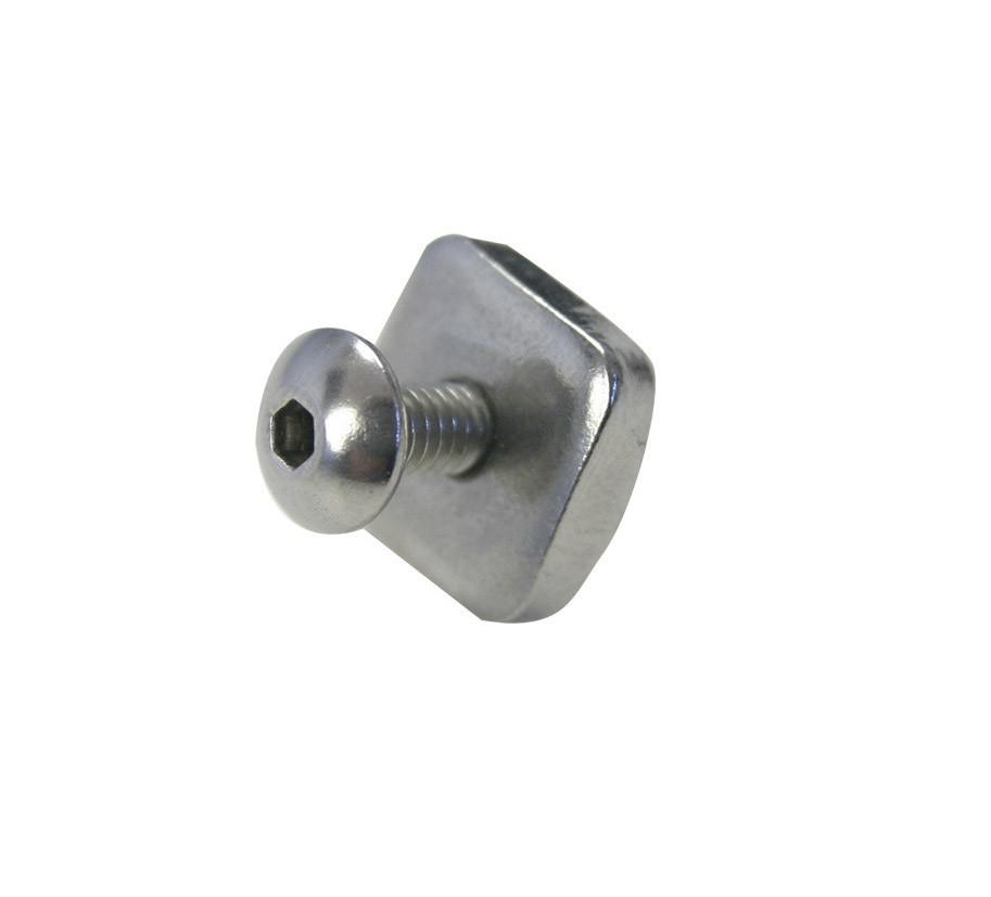 Vamo Life universal hex head fin screw showing a close-up of the metal screw with hexagonal head and threaded body.