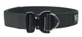 Elite Survival Systems Cobra belt with D ring buckle, showcasing durable fabric and sturdy construction for rigger's use.