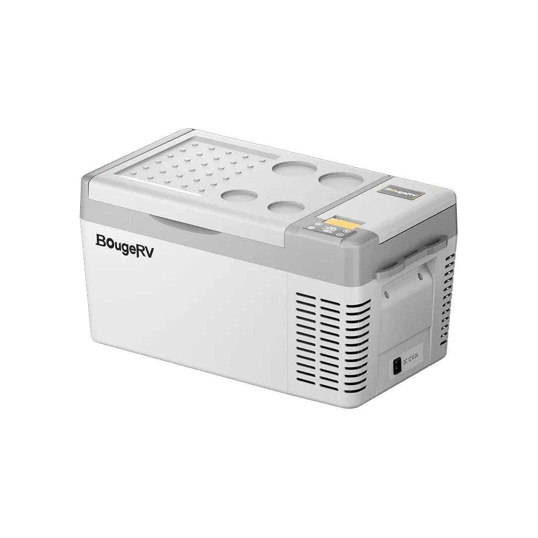 BougeRV CRPRO20 21 Quart 12V Portable Car Fridge Freezer White - OVERLANDERS Outfitter