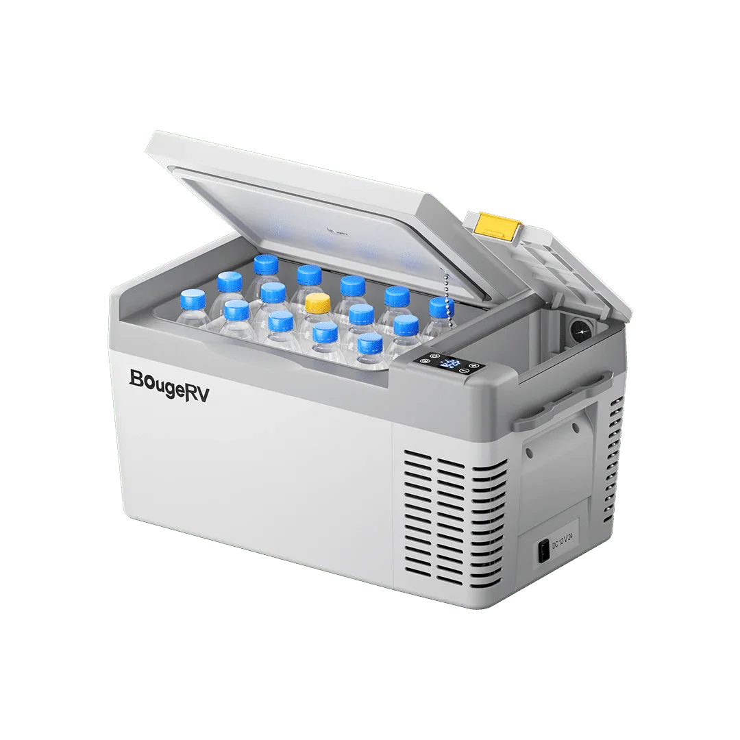 BougeRV CRPRO20 21 Quart 12V Portable Car Fridge Freezer White - We The Collective