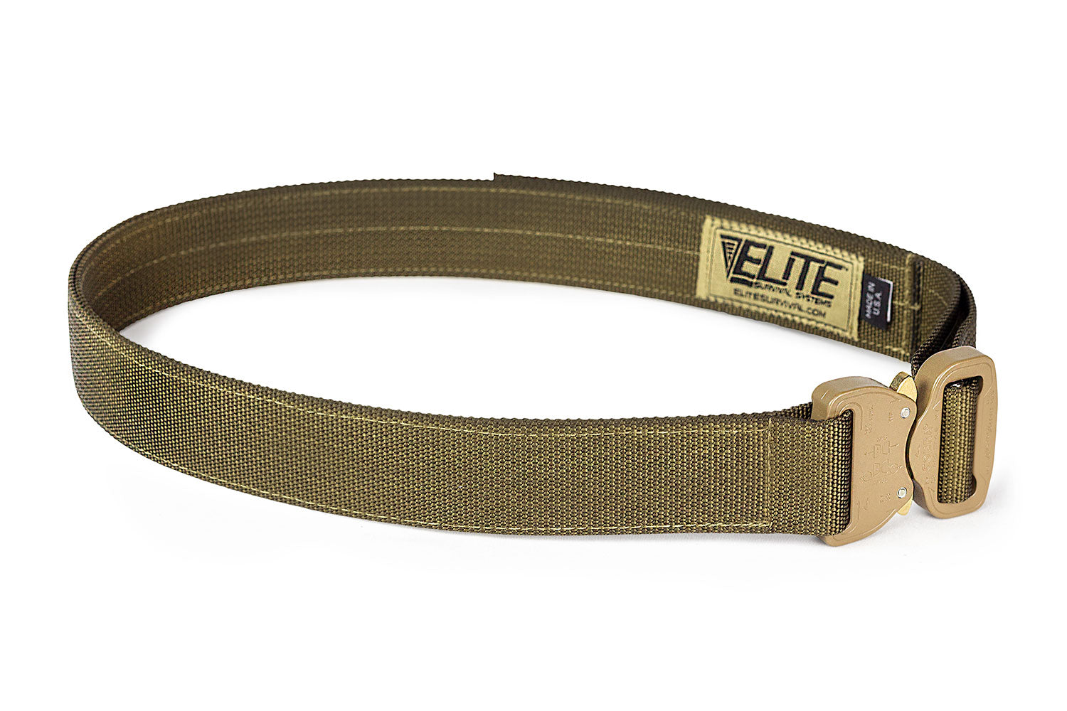 Elite Survival Systems Cobra Belt with durable strap and Cobra buckle, designed for tactical and everyday wear.