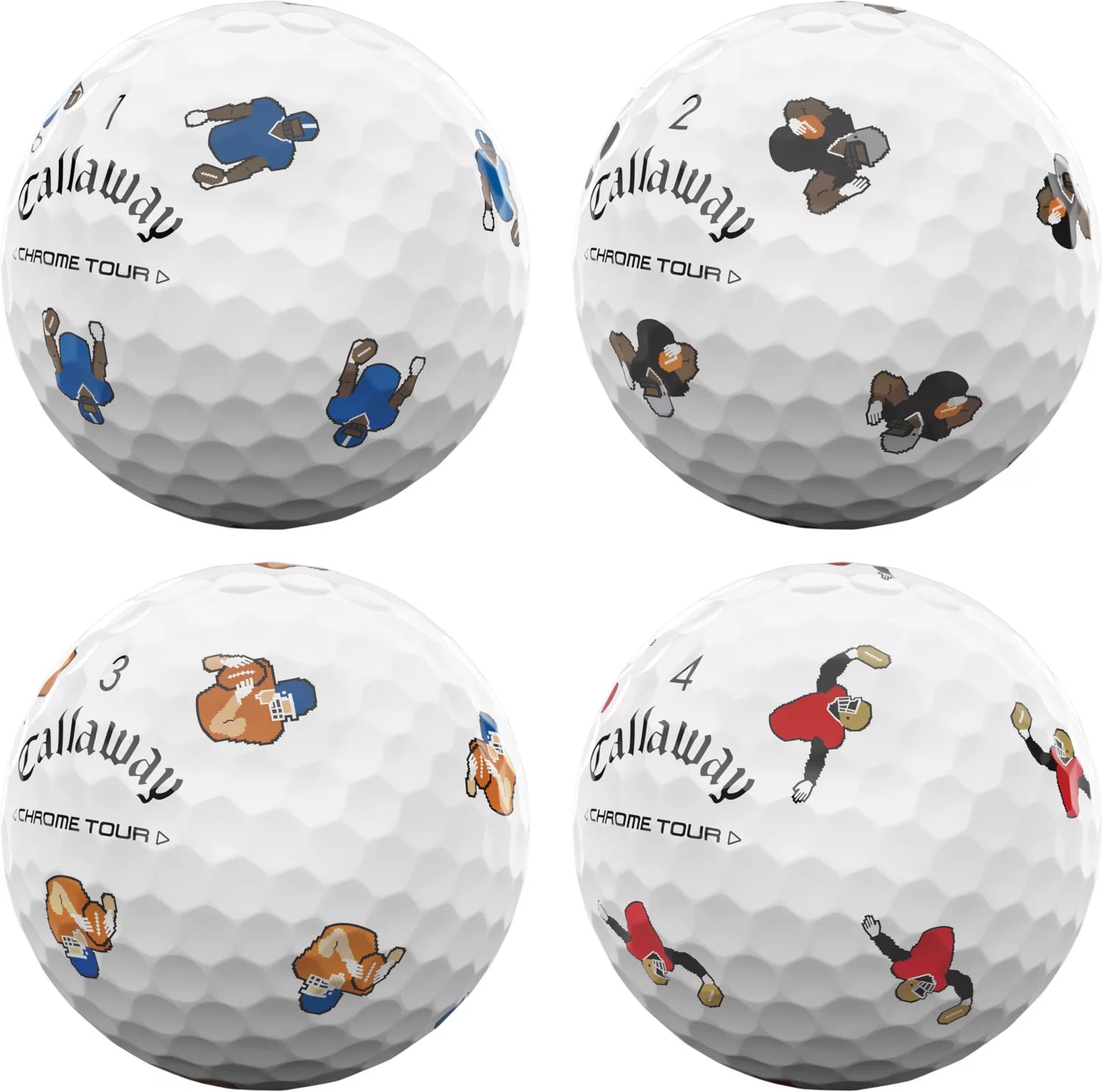 Callaway 2024 Chrome Tour Retro Football Truvis Golf Balls - OVERLANDERS Outfitter