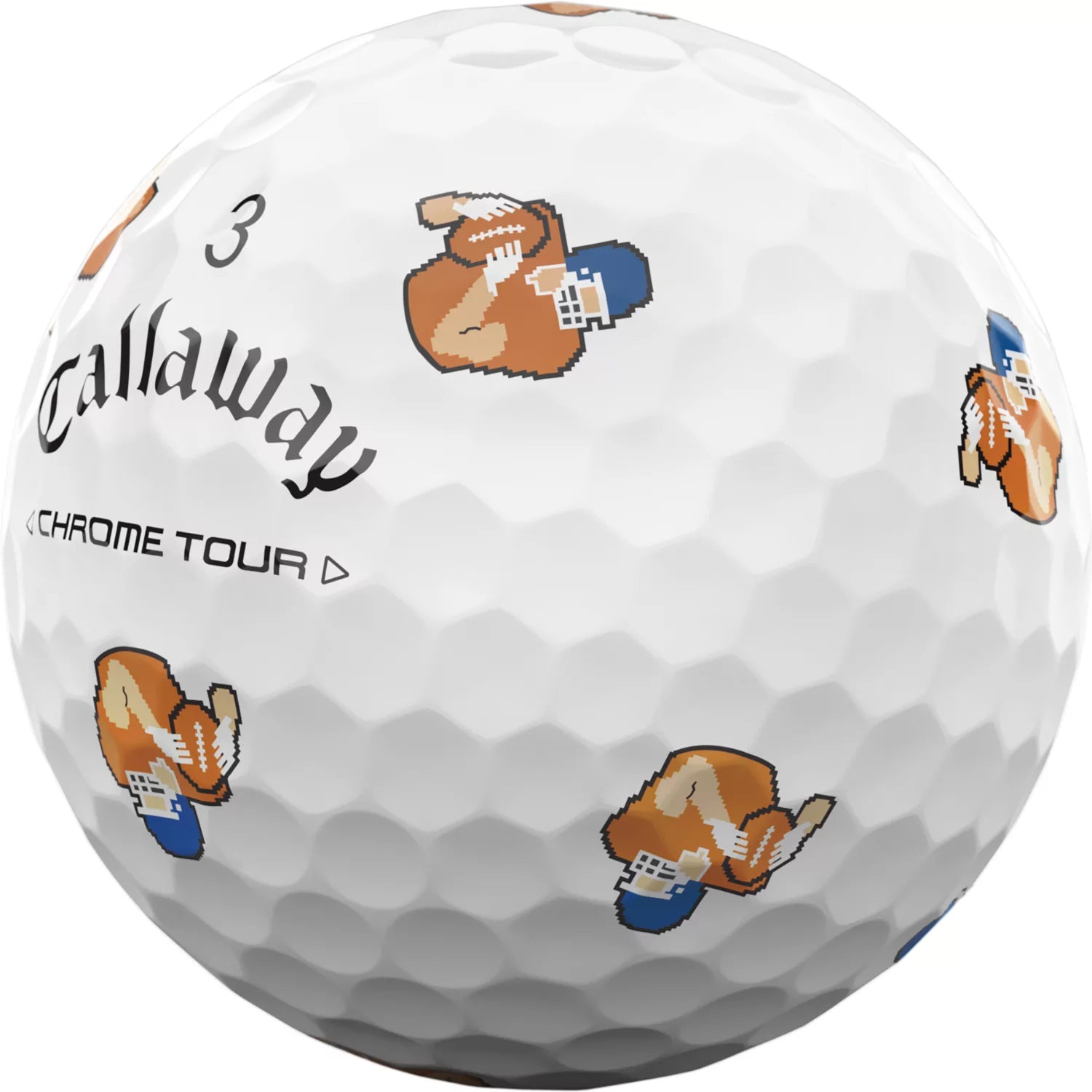 Callaway 2024 Chrome Tour Retro Football Truvis Golf Balls - OVERLANDERS Outfitter
