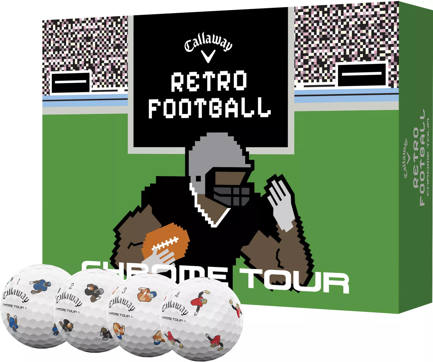 Callaway 2024 Chrome Tour Retro Football Truvis Golf Balls - OVERLANDERS Outfitter