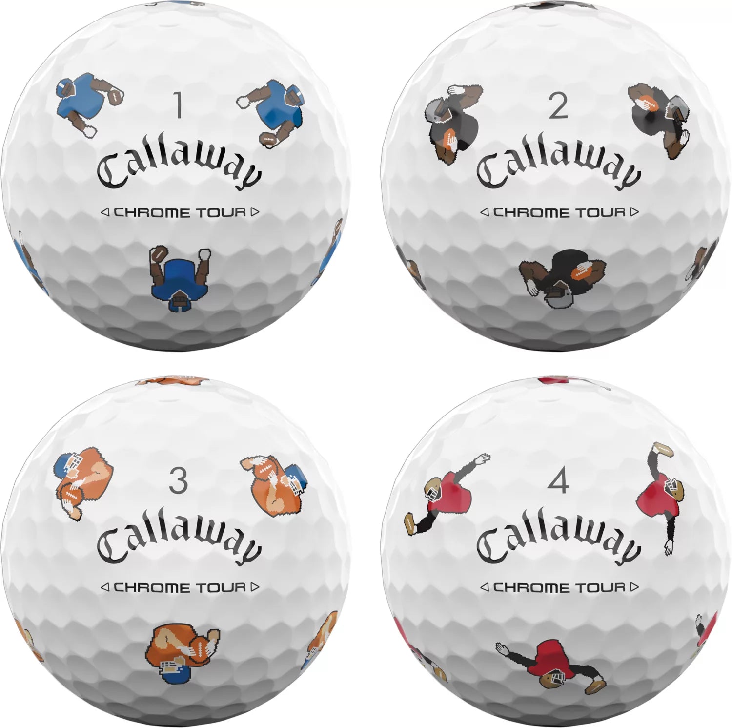 Callaway 2024 Chrome Tour Retro Football Truvis Golf Balls - OVERLANDERS Outfitter