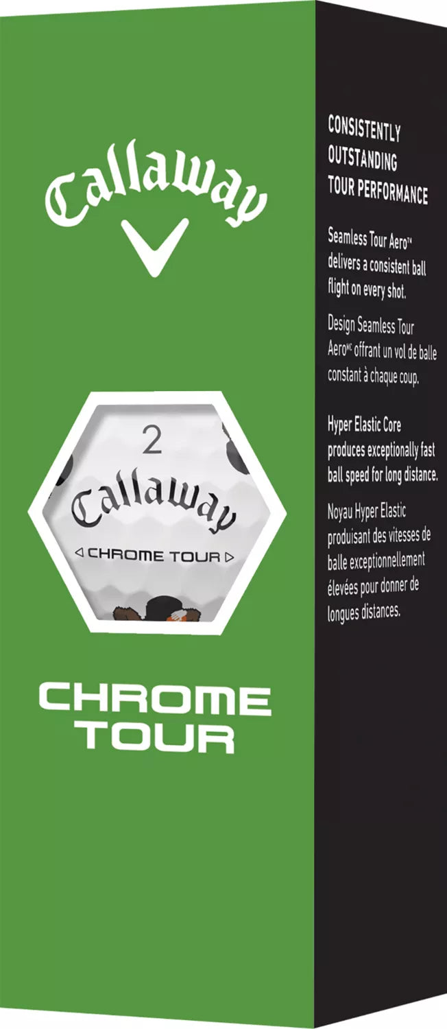 Callaway 2024 Chrome Tour Retro Football Truvis Golf Balls - OVERLANDERS Outfitter