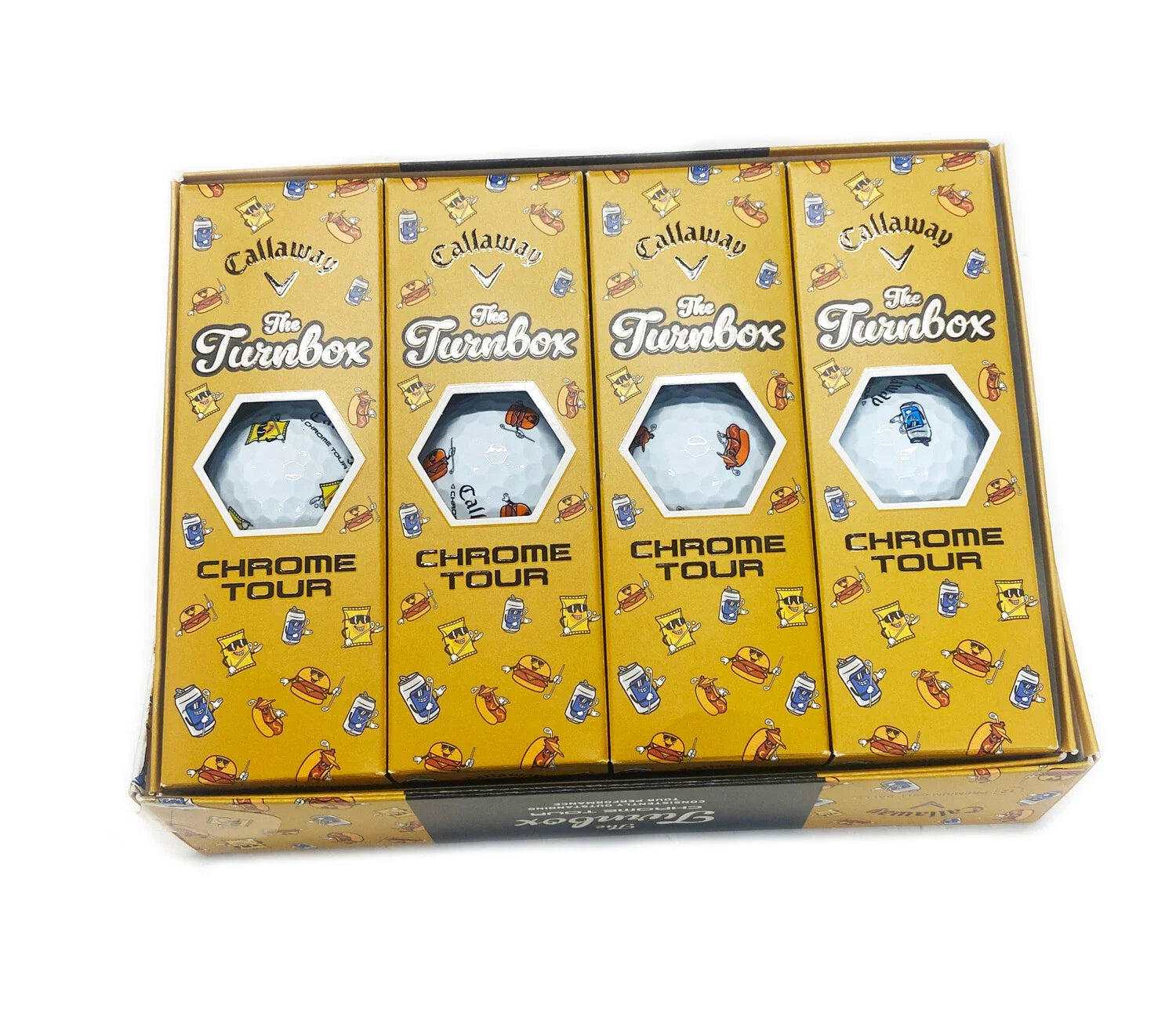 Callaway Chrome Tour Golf Balls Turnbox Snacks Limited Edition - OVERLANDERS Outfitter