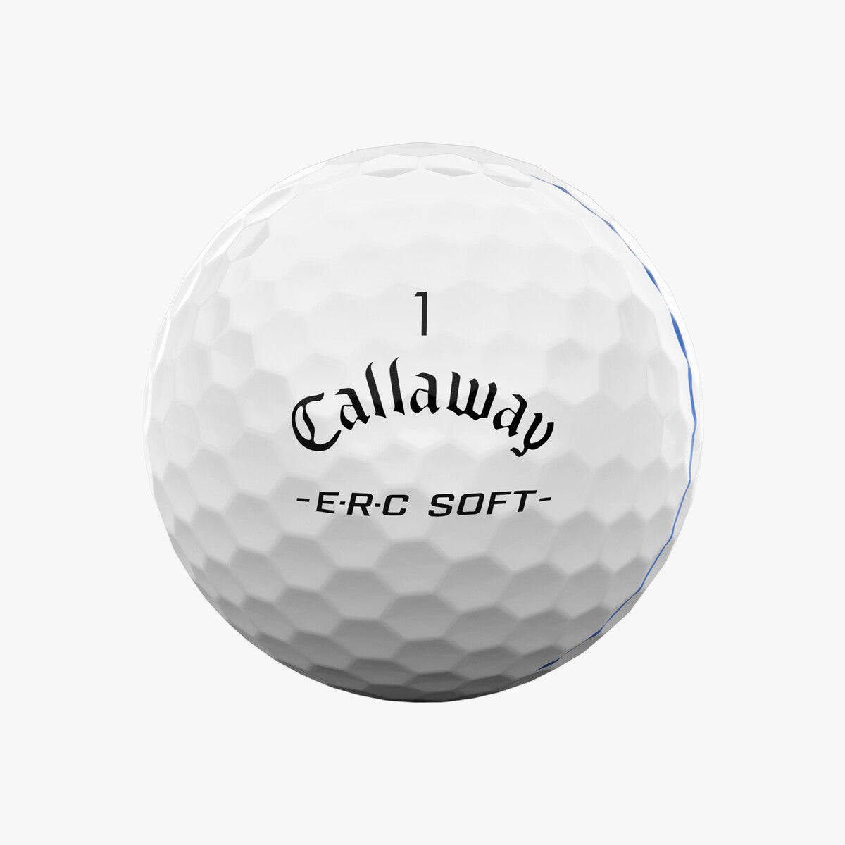 Callaway ERC Soft golf balls with Triple Track technology, shown in a close-up shot on a white background.