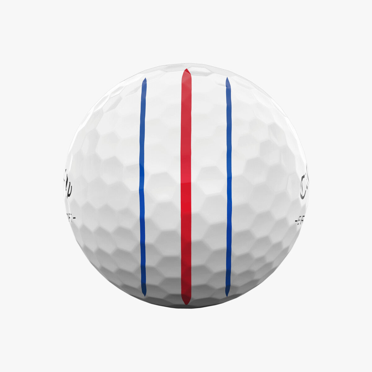 Callaway ERC Soft golf balls with Triple Track pattern, featuring bright white surface and branding, designed for enhanced distance and control