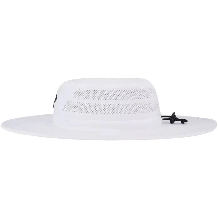 Callaway Golf Sun Hat 2025 by ParWestGolf, lightweight hat with wide brim for sun protection, in white with logo details.