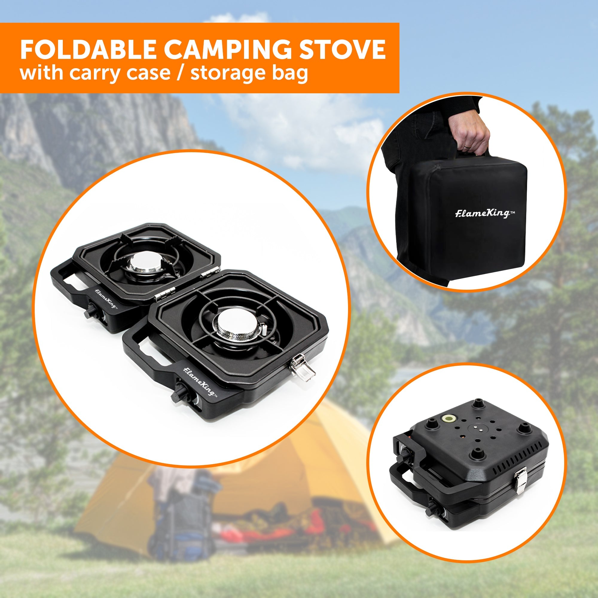 Flame King Portable Propane Campact Cooker - We The Collective