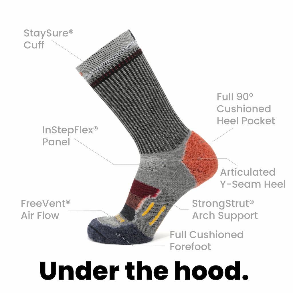 Campfire - Hike Crew Lightweight Merino Wool Sock - OVERLANDERS Outfitter