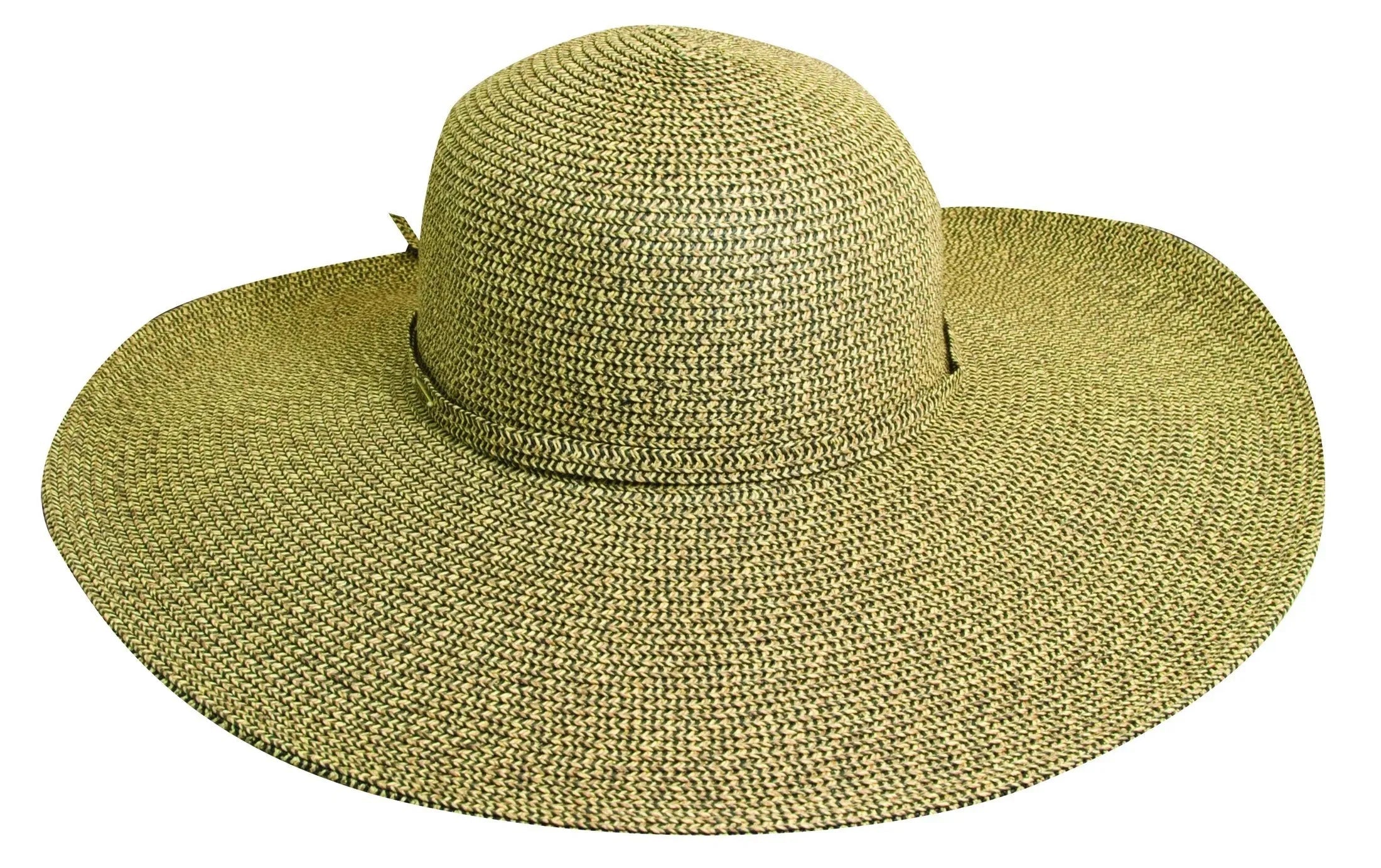 Women's straw sun hat from Scala Cape May collection, black wide-brimmed headwear by HatCountry, perfect for sunny days.