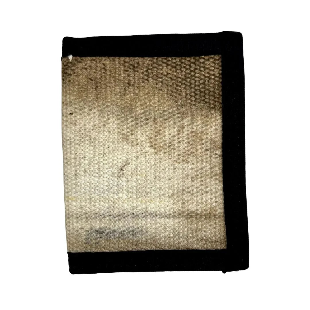 Recycled Firefighter Captain Wallet Firehose Edition made from durable firehose material, featuring multiple card slots and a sleek design.