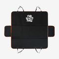 Trail Lite Car Seat Tarp by The Wild Paw, a durable, waterproof cover protecting car seats from dirt and pet hair during travel.