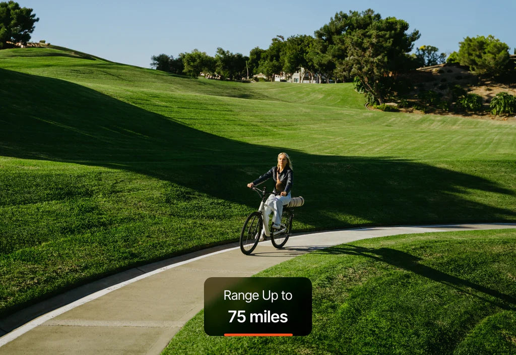 Rex E-Bikes Urtopia Carbon Classic e-bike with sleek carbon frame and modern design, ready for urban and recreational riding.