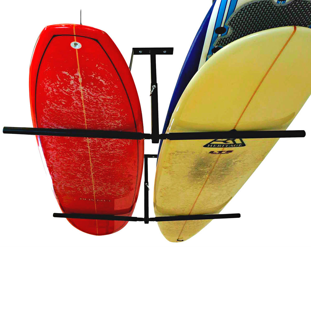 Hi-Port 2 Surfboard Adjustable Ceiling Storage Rack | Double | Holds 150 lbs - OVERLANDERS Outfitter