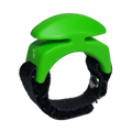 Line Cutterz ceramic blade ring in green, a durable cutter ring designed for precise cutting and utility.