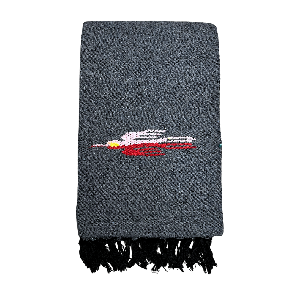 Charcoal Thunderbird Baja Blanket - OVERLANDERS Outfitter