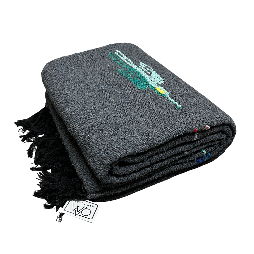 Charcoal Thunderbird Baja Blanket - OVERLANDERS Outfitter