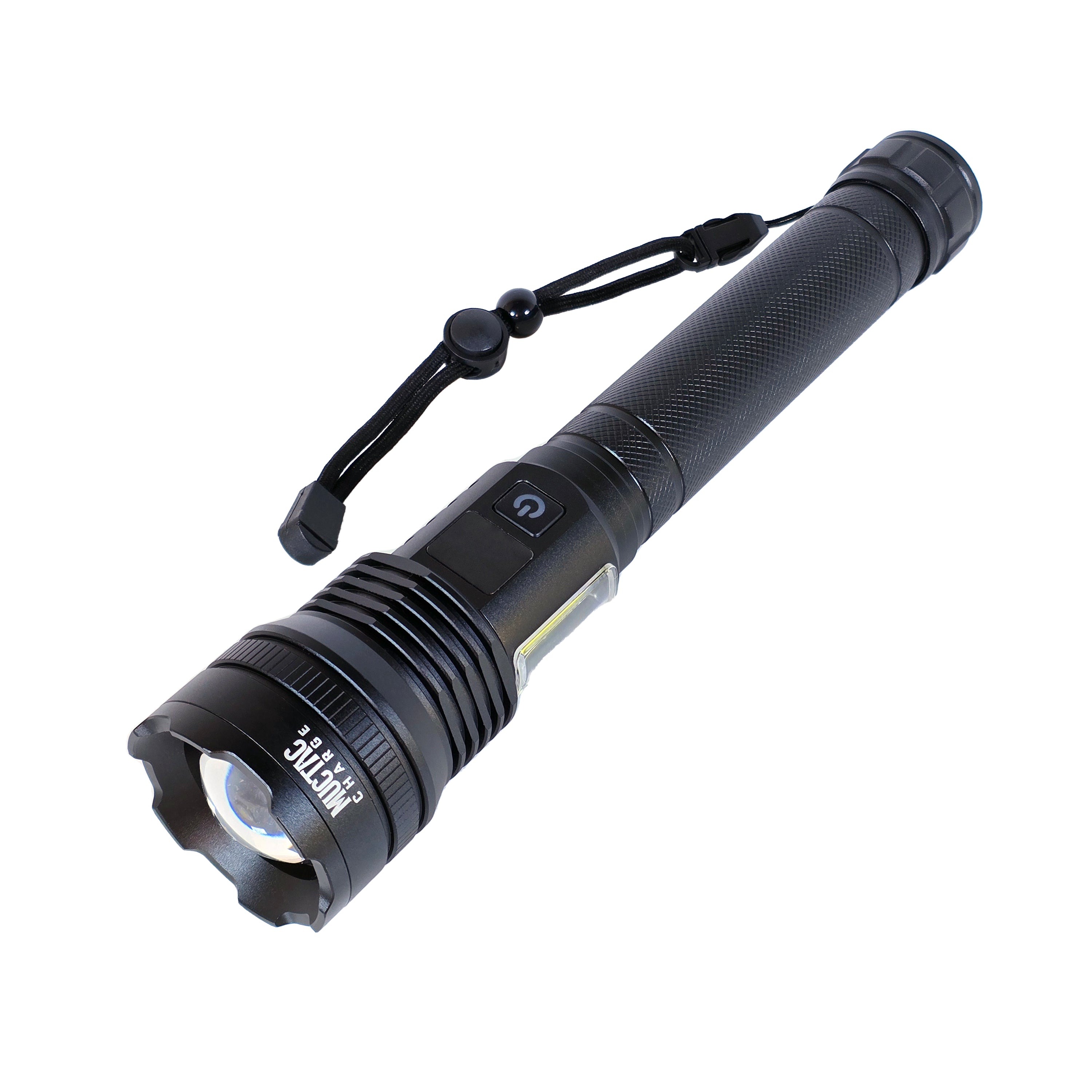 Muctac CHARGE Flashlight, 5000+ LMS, Zoomable, LED, USB, IP65, Aluminum Alloy - We The Collective