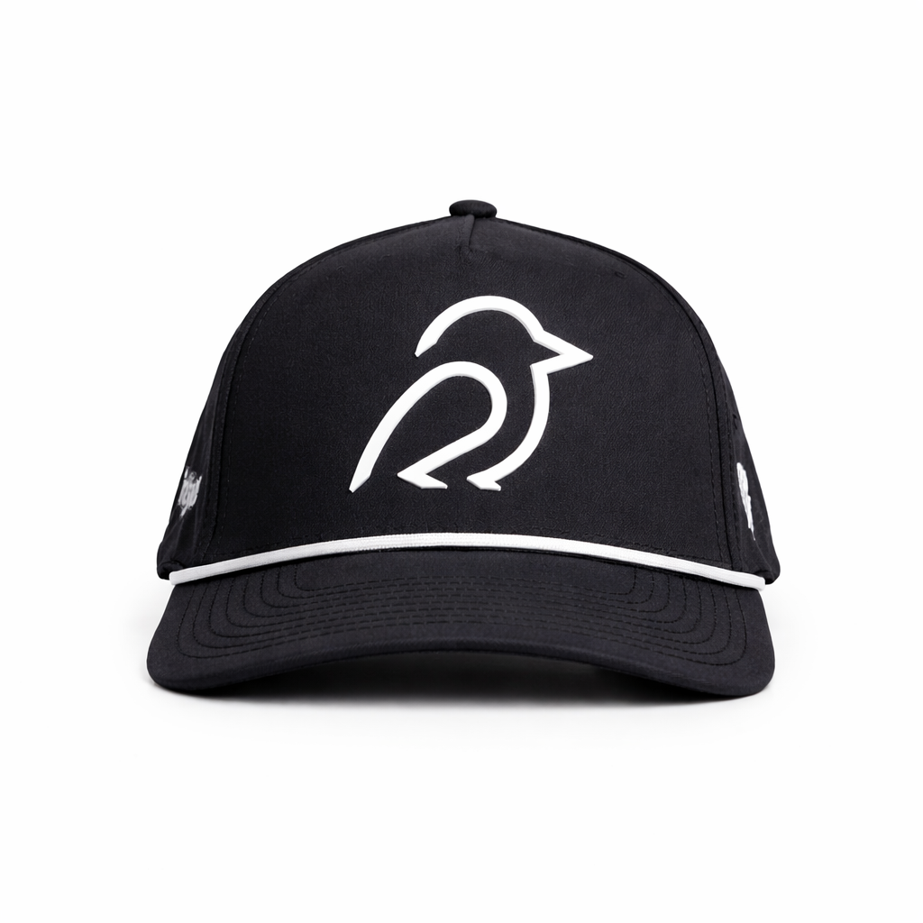 Dirty Birdie Snapback hat featuring a stylish design, adjustable strap, and embroidered logo on the front.