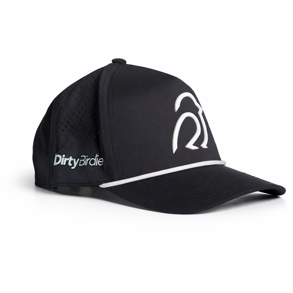 Dirty Birdie Snapback cap featuring a stylish design, adjustable strap, and embroidered logo on the front.