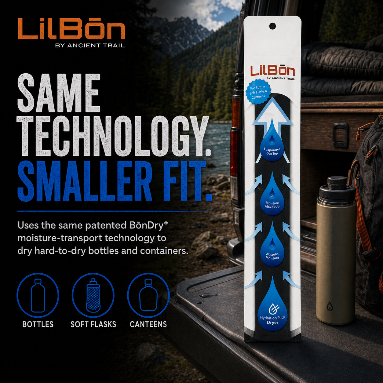 LilBōn - Soft Flask Dryer - OVERLANDERS Outfitter