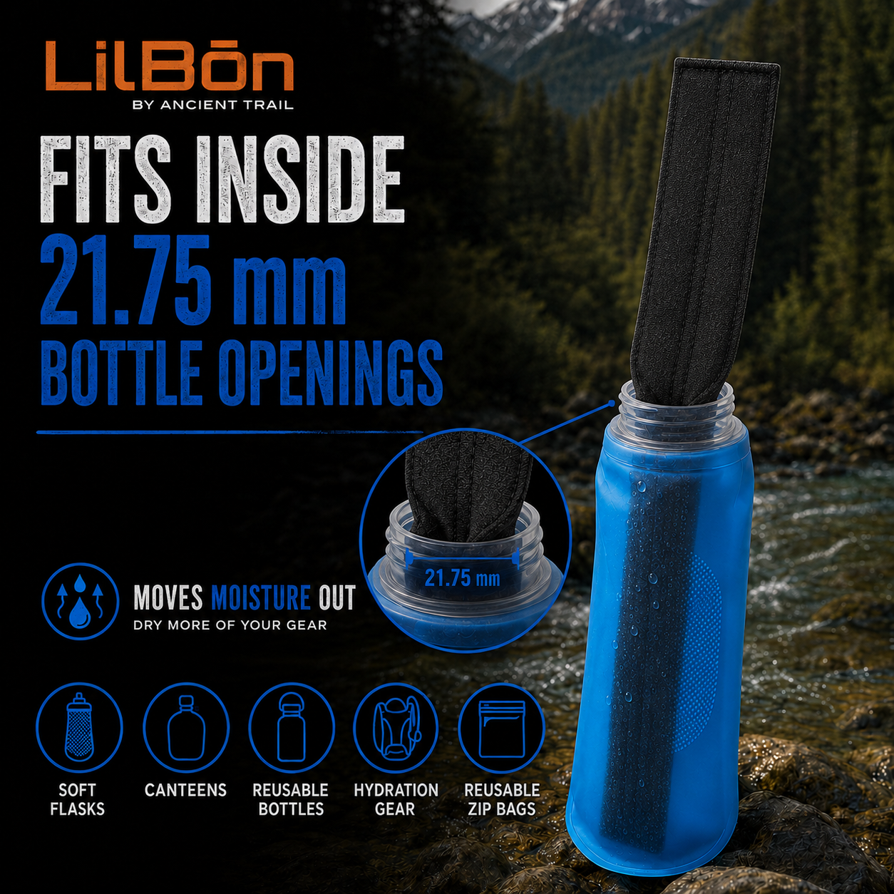 LilBōn - Soft Flask Dryer - OVERLANDERS Outfitter
