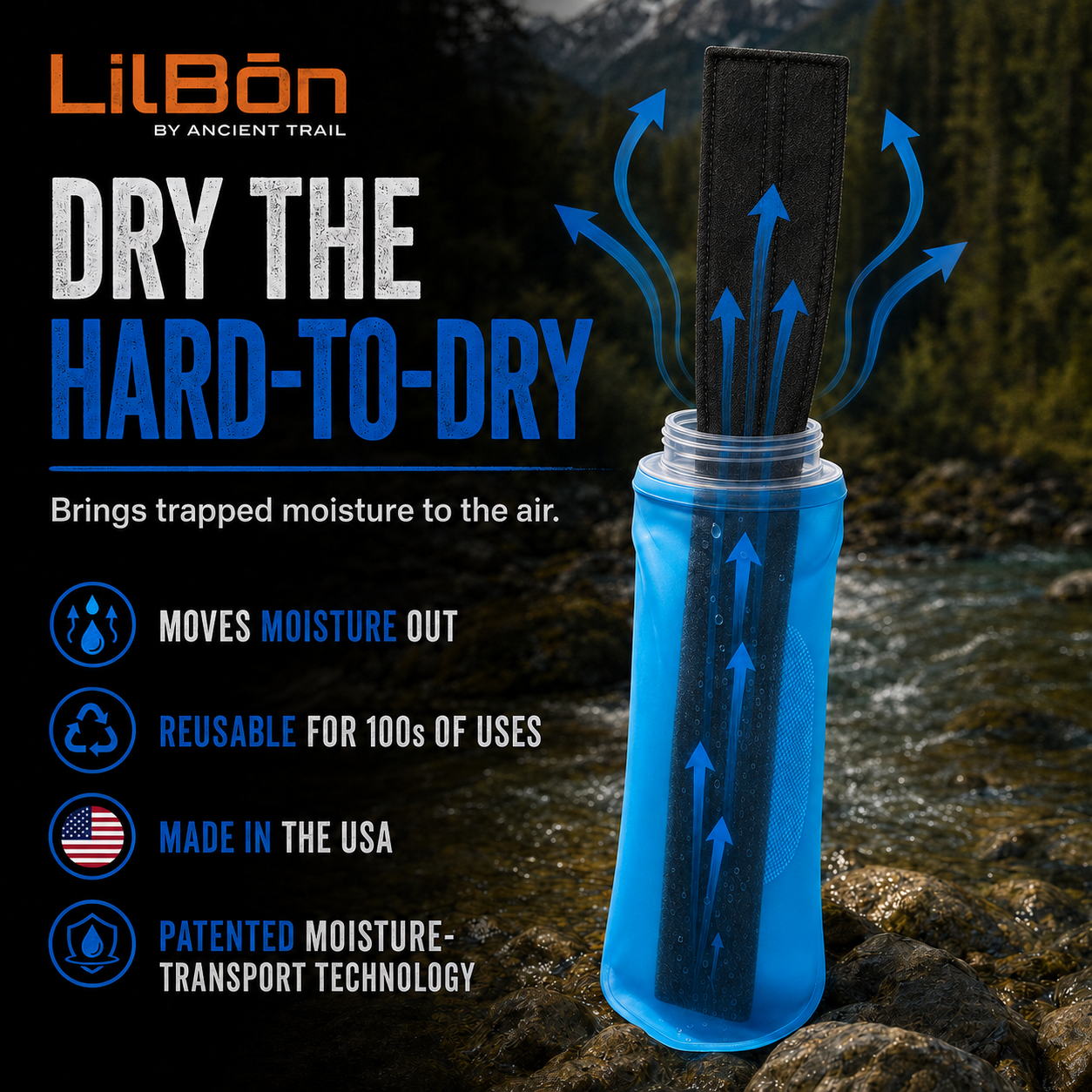LilBōn - Soft Flask Dryer - OVERLANDERS Outfitter