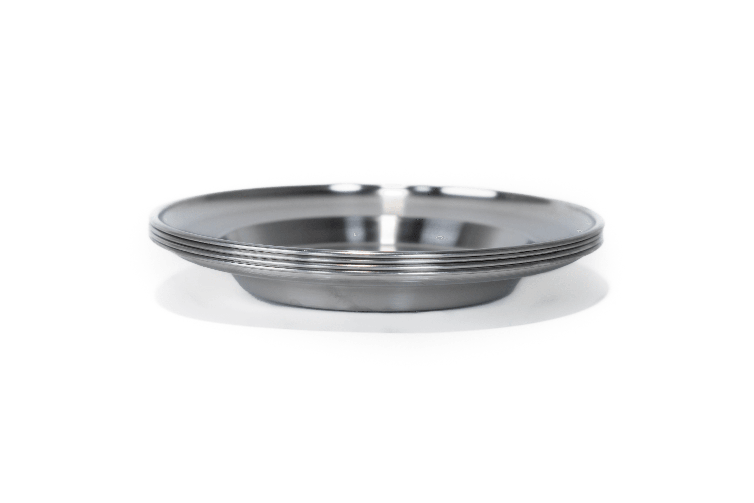 Freespirit Recreation camp plate set of four, featuring durable and lightweight design for outdoor dining.