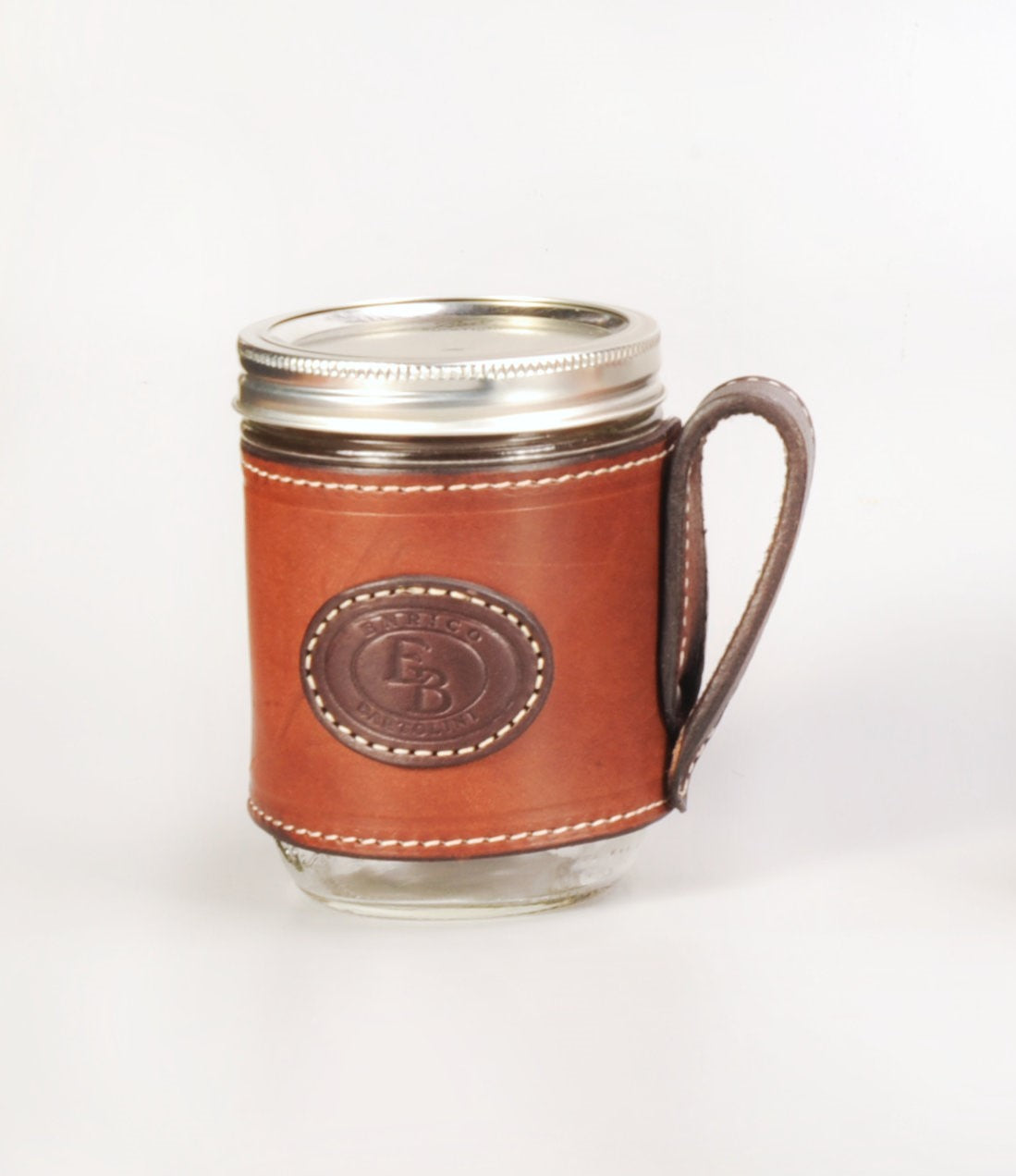 Enrico Bartolini Leather Mason Jars - We The Collective