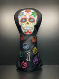 Cinco De Mayo-themed ParWestGolf golf club headcover featuring colorful Mexican-inspired design and festive decorations.