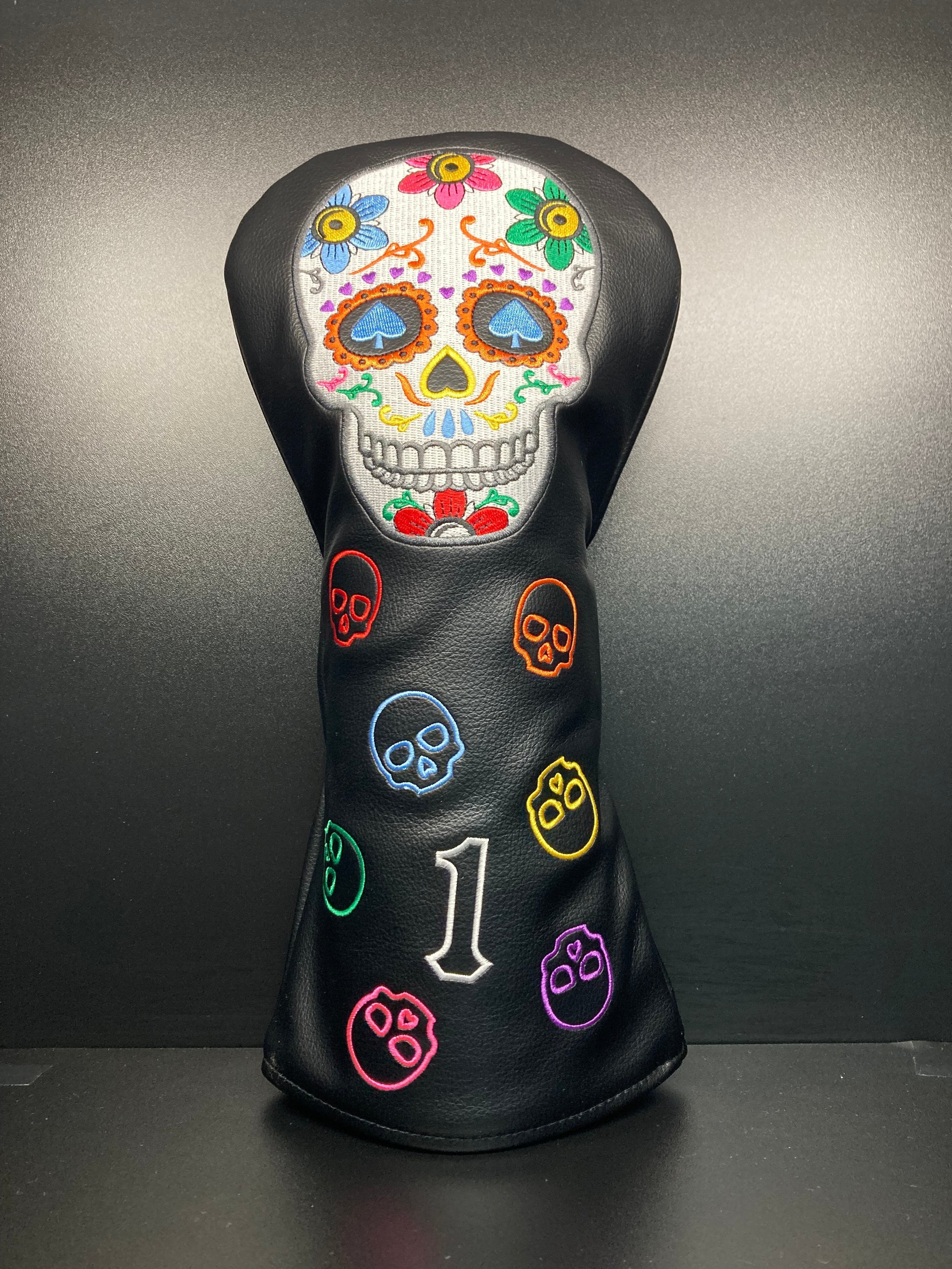 Cinco De Mayo-themed ParWestGolf golf club headcover featuring colorful Mexican-inspired design and festive decorations.