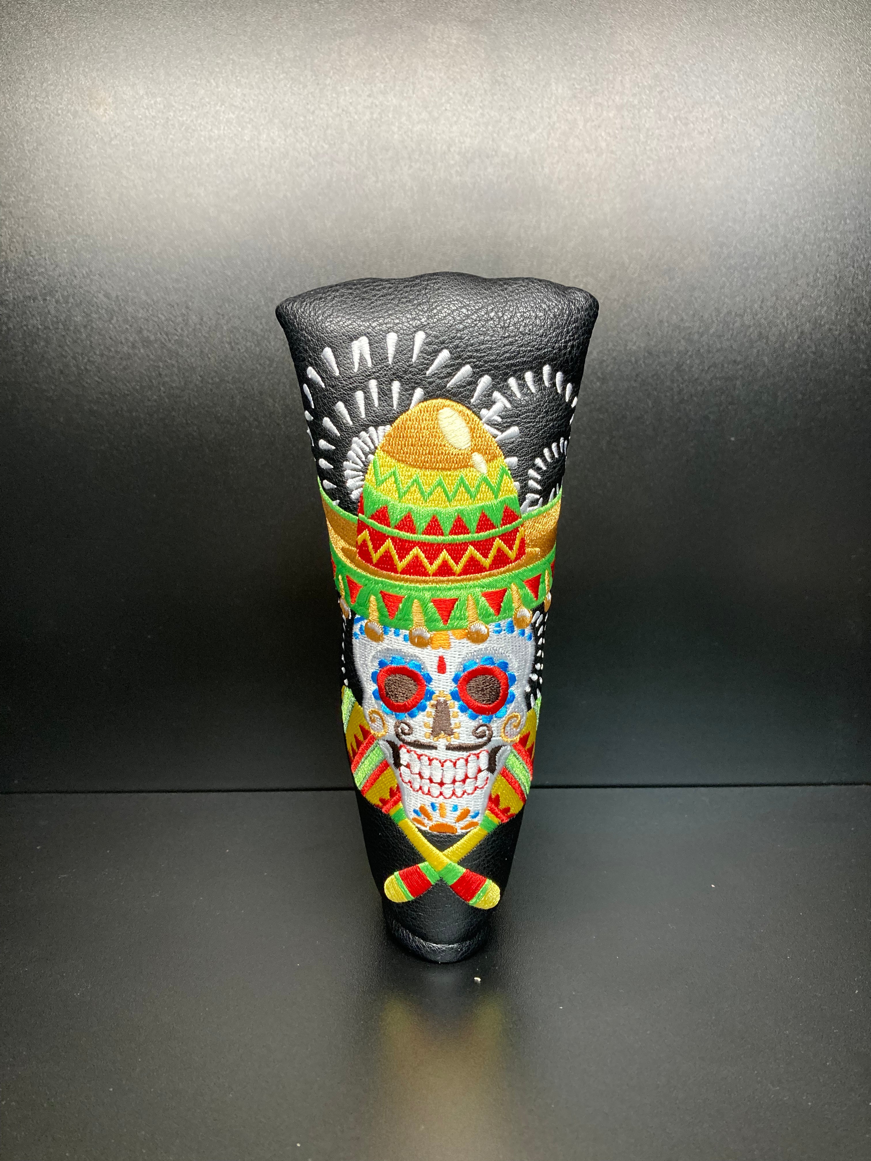 ParWestGolf Cinco De Mayo golf club headcover with colorful Mexican-themed design for protection and style.