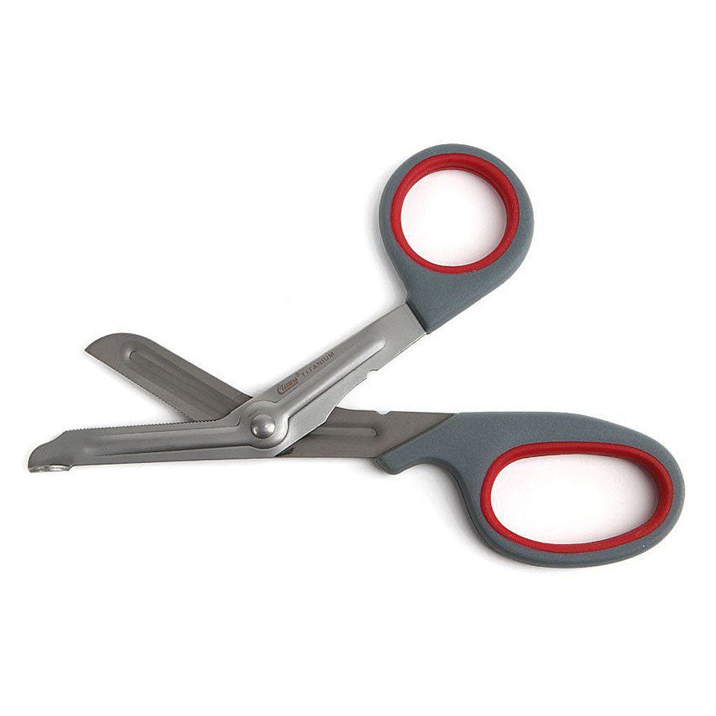 Premium titanium bonded EMT shears by Agreeable Agony, showcasing safety blades and ergonomic handles for efficient cutting.