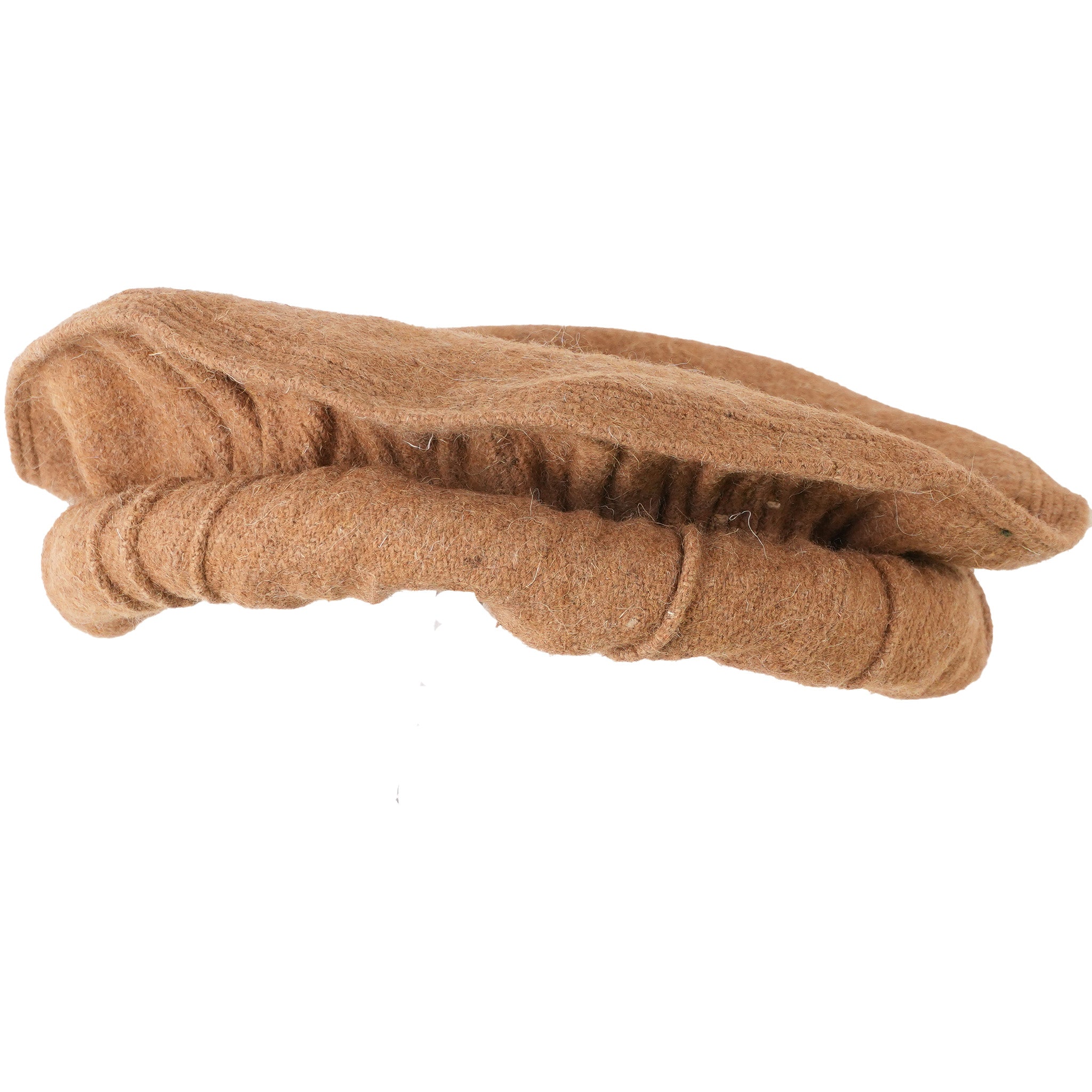 Clay-colored Pakistani wool Pakol hat by Americana Pipedream Apparel, featuring traditional round design and soft wool texture.