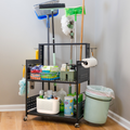 The Everything Utility Cart with Pegboard & Bucket Rack - OVERLANDERS Outfitter