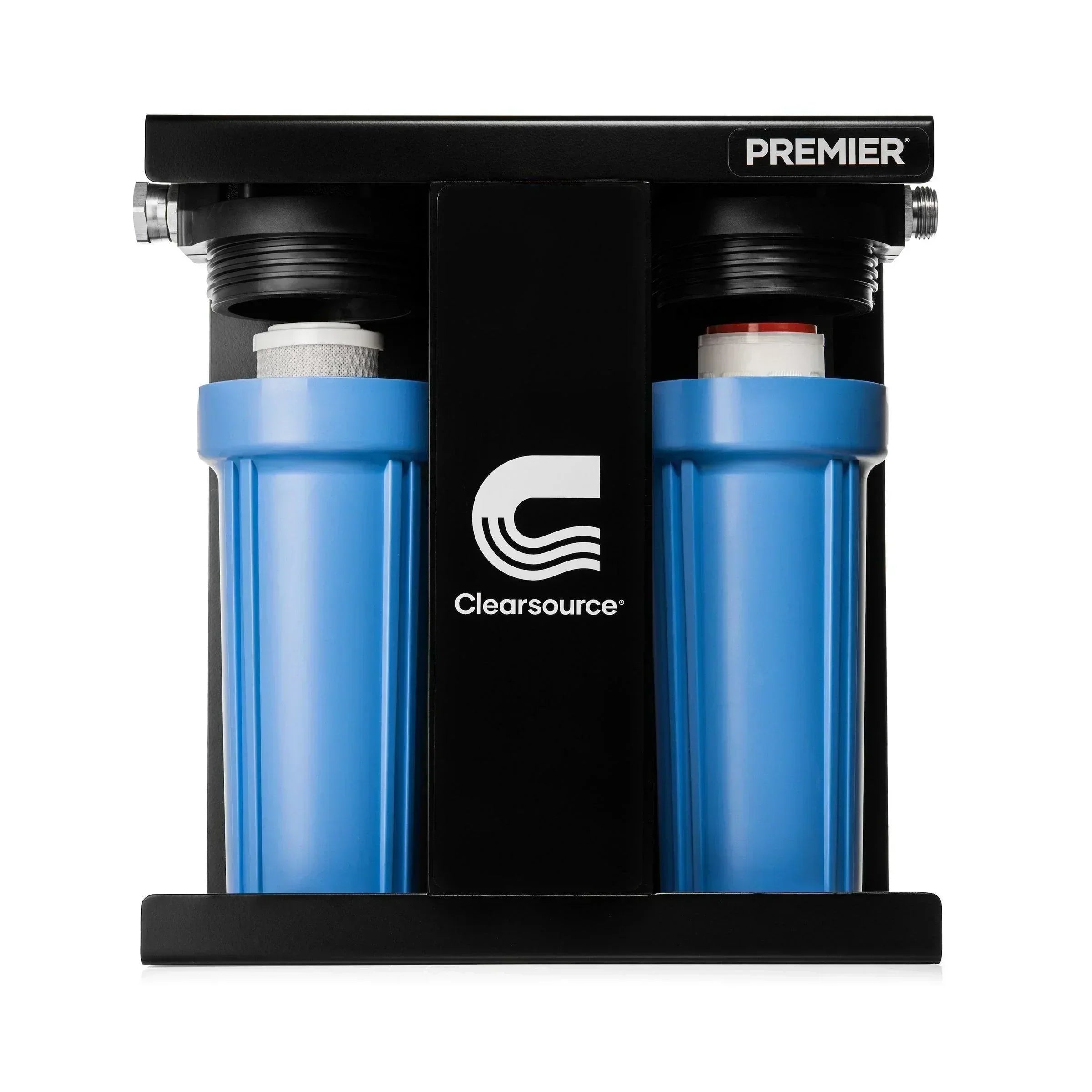 Green Vista Living Clearsource Premier RV water filter system showing the compact, multi-stage filter unit for clean RV water.