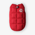 Red The Wild Paw Cloudshell Vest jacket with a lightweight, waterproof design and adjustable features.