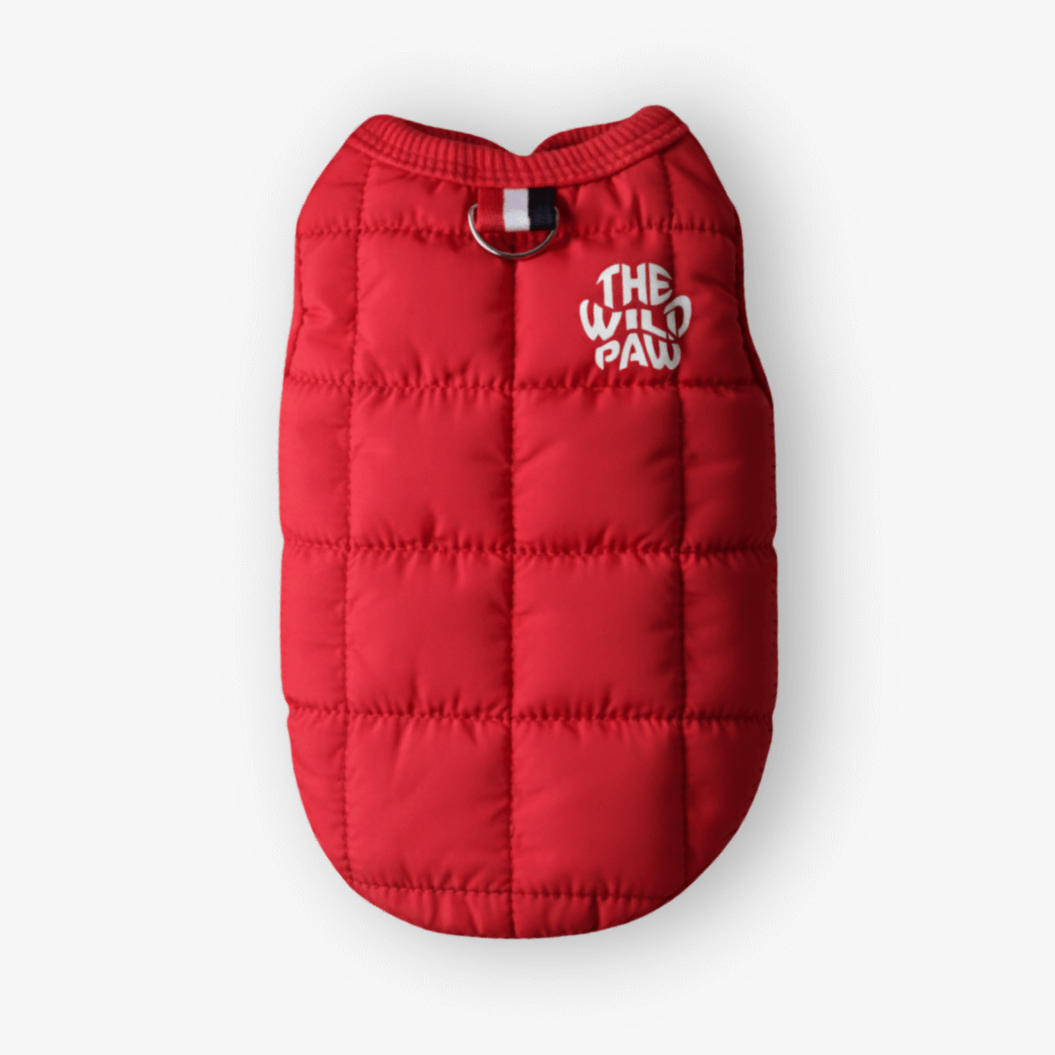 Red The Wild Paw Cloudshell Vest jacket with a lightweight, waterproof design and adjustable features.