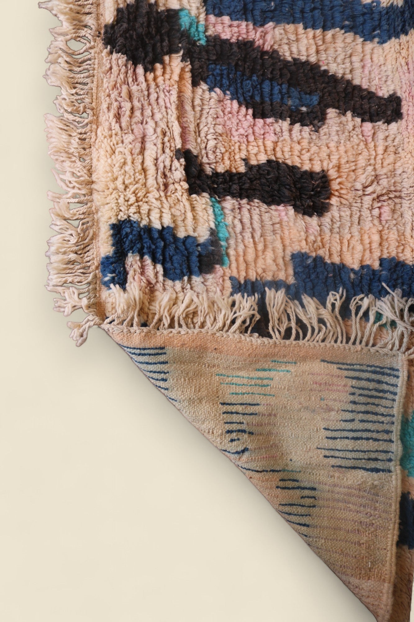 Hafna Berber Moroccan Rug – Abstract Wool Art - We The Collective